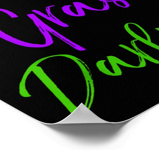 Cute Mardi Gras Quote For Girls Gift Mardi Gras Da Poster (Hoek)