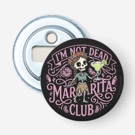 Cute Margarita  Skelton Button Flesopener