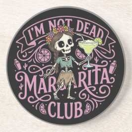 Cute Margarita  Skelton Zandsteen Onderzetter