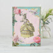 Cute Marie Antoinette - Uitnodigingen (Staand voorkant)