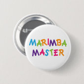Cute Marimba Master Ronde Button 5,7 Cm (Voorkant /achterkant)