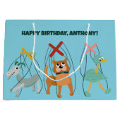 Cute Marionette Puppets Puppeteers Persoonlijk Groot Cadeauzakje (Voorkant)