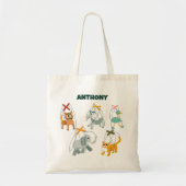 Cute Marionette Puppets Puppeteers Persoonlijk Tote Bag (Voorkant)