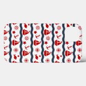 Cute Maritime Pattern Case-Mate iPhone Case (Achterkant (horizontaal))