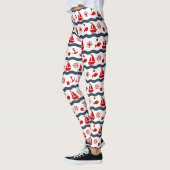 Cute Maritime Pattern Leggings (Links)