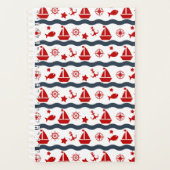 Cute Maritime Pattern Planner (Voorkant)
