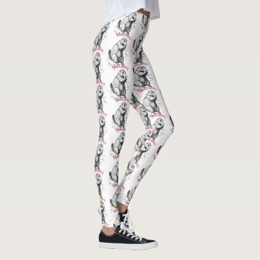 Cute Marmot Animal Thunder_Cove Leggings (Rechts)