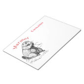 Cute Marmot Animal Thunder_Cove Notitieblok (Schuin)