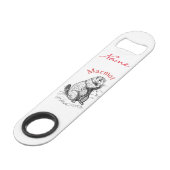 Cute Marmot Animal Thunder_Cove Speed Flessenopener (Voorkant Gekanteld)