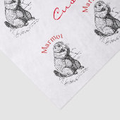 Cute Marmot Animal Thunder_Cove Tissuepapier (Detail)