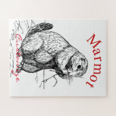 Cute Marmot Dier Thunder_Cove Legpuzzel (Horizontaal)