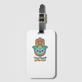 Cute Marokkaanse Kawaii Hamsa Hamsa Hand Sticker Bagagelabel