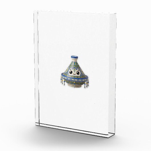 Cute Marokkaanse Kawaii Tajine Sticker Fotoblokken (Rechts)