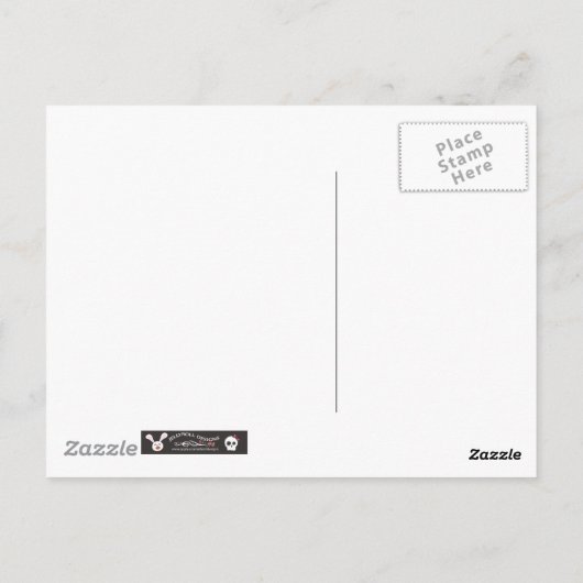 Cute Marshmallow koppel Briefkaart (Achterkant)