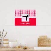 Cute Martial Arts Poster (Keuken)