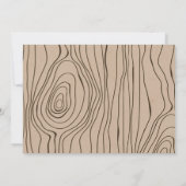 Cute mason jar bug party-uitnodiging kaart (Achterkant)