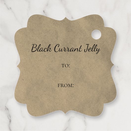 Cute Mason Jar Canadees met Love Dated Kraft Bedankjes Labels (Achterkant)