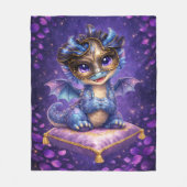 Cute Masquerade Draak fleece deken (Voorkant)
