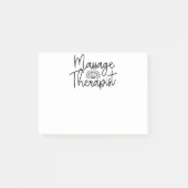 Cute Massage Therapist Post-it® Notes (Voorkant)