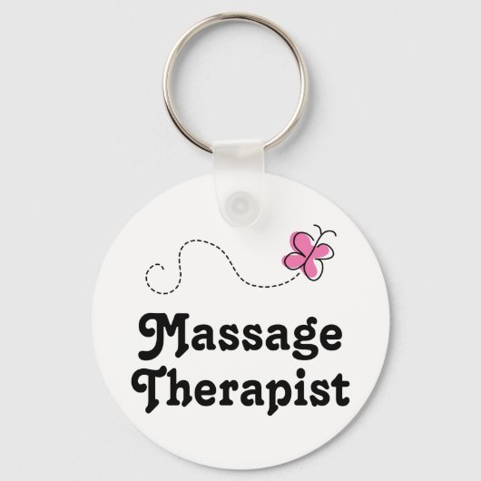 Cute Massage Therapist Sleutelhanger (Voorkant)