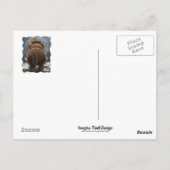 Cute Mastodon Briefkaart (Achterkant)