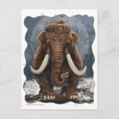 Cute Mastodon Briefkaart (Voorkant)