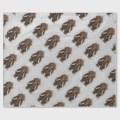 Cute Mastodon Cadeaupapier (Vlak)