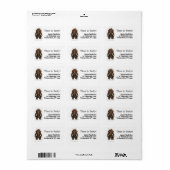 Cute Mastodon Etiket (Full Sheet)