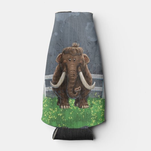 Cute Mastodon Flesjeskoeler (Voorkant)