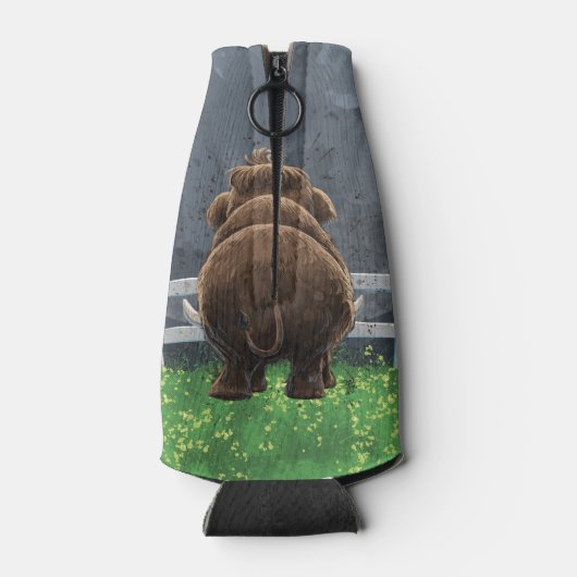 Cute Mastodon Flesjeskoeler (Achterkant)