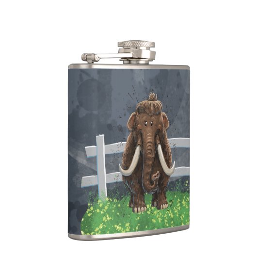 Cute Mastodon Heupfles (Rechts)