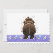 Cute Mastodon Kaart (Achterkant)