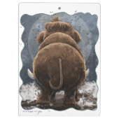 Cute Mastodon Klembord (Achterkant)