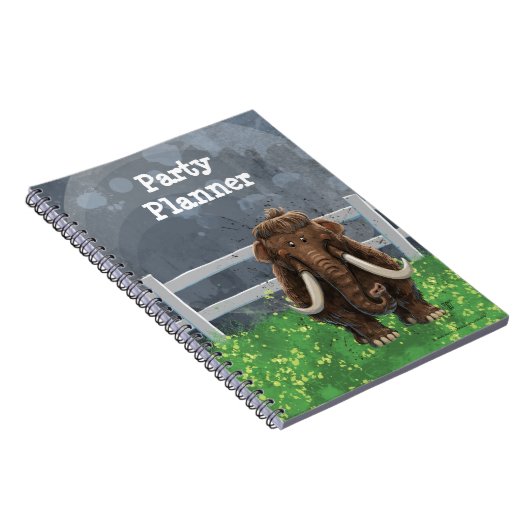 Cute Mastodon Notitieboek (Rechterzijde)