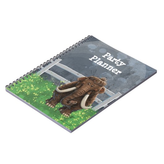 Cute Mastodon Notitieboek (Linkerzijde)