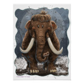 Cute Mastodon Perfect Poster (Voorkant)