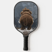 Cute Mastodon Pickleball Paddle (Achterkant)