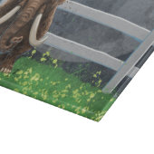 Cute Mastodon Snijplank (Hoek)