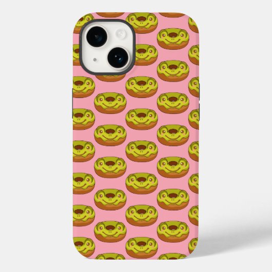 Cute Matcha Frog Donut Case-Mate iPhone Case (Achterkant)