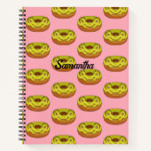 Cute Matcha Frog Donut Notitieboek (Voorkant)