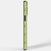 Cute Matcha Groene Teddybeer en Streep Case-Mate iPhone Case (Achterkant / Rechts)