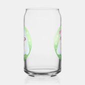 Cute Matcha Latte Ghost Blikvorm Glas (Rechts)