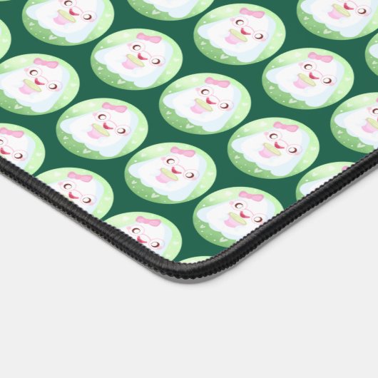 Cute Matcha Latte Ghost Bureaumat (Hoek)