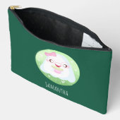 Cute Matcha Latte Ghost Etui (Open)