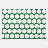 Cute Matcha Latte Ghost Inpakpapier Vel (Voorkant 3)