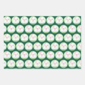 Cute Matcha Latte Ghost Inpakpapier Vel (Voorkant)