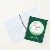 Cute Matcha Latte Ghost Notitieboek (Binnen)
