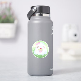Cute Matcha Latte Ghost Sticker