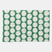 Cute Matcha Latte Ghost Theedoek (Horizontaal)