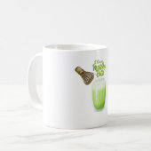 Cute matcha latte mug koffiemok (Voorkant links)